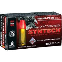 Federal 9mm Luger Ammunition 50 Rounds Syntech Total Jacket 150 Grains